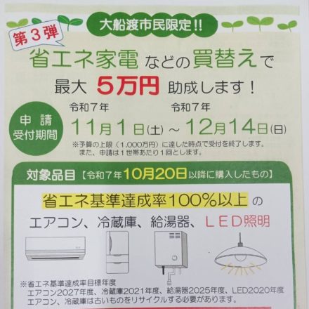 省エネ家電買換え