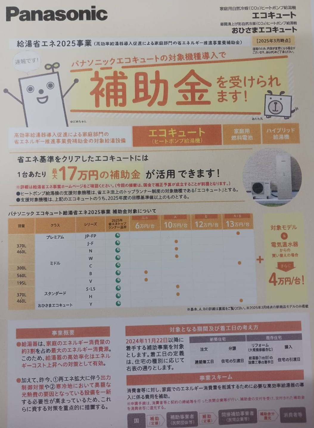 給湯省エネ2025年事業補助金